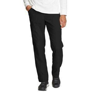 Eddie Bauer Men's Rainier Tech Pants,Size 36x32 Black Cargo Pants
